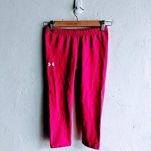 Under Armour Pink Crop Leggings